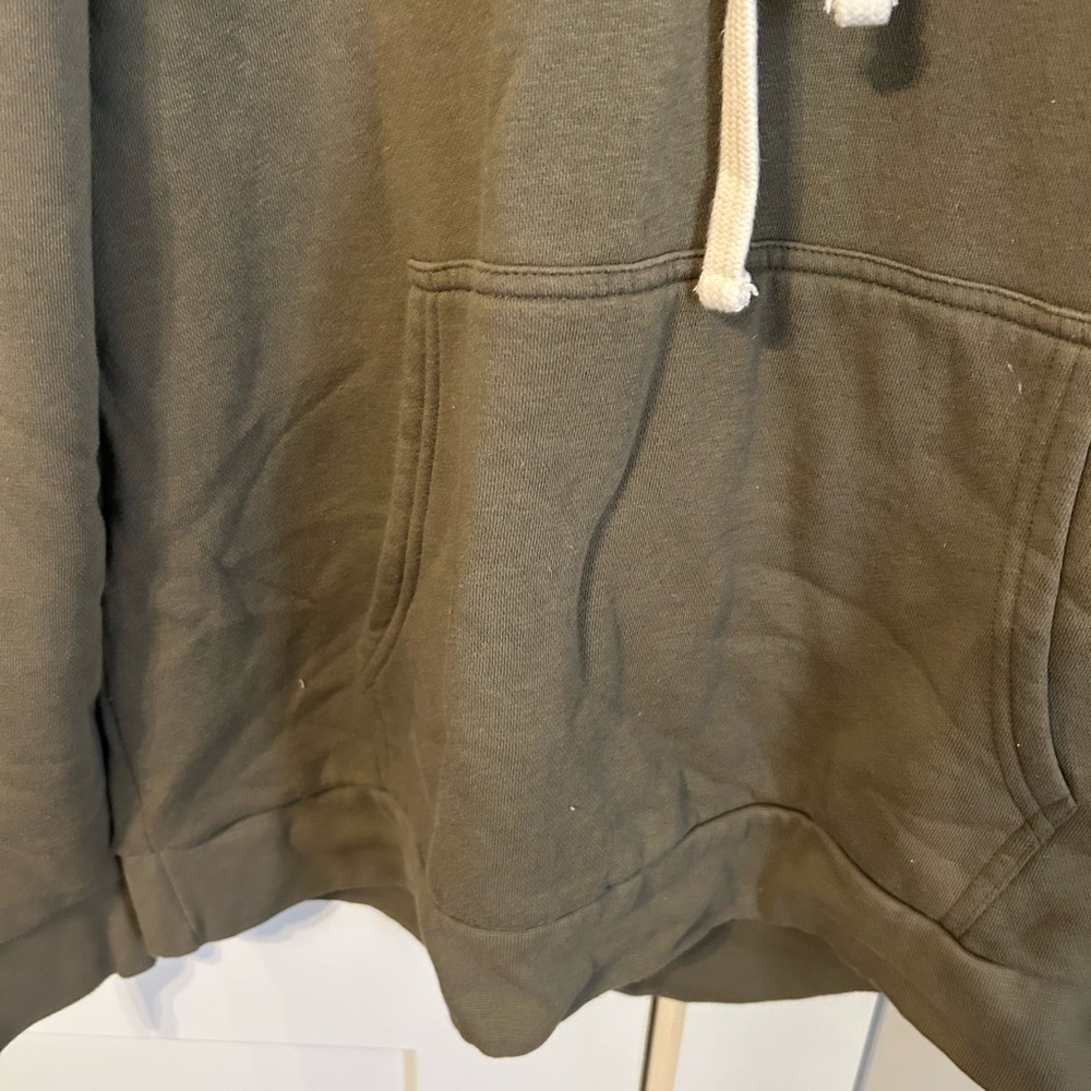 Next Level Apparel Army Green Men's Hoodie - Picture 3 of 7
